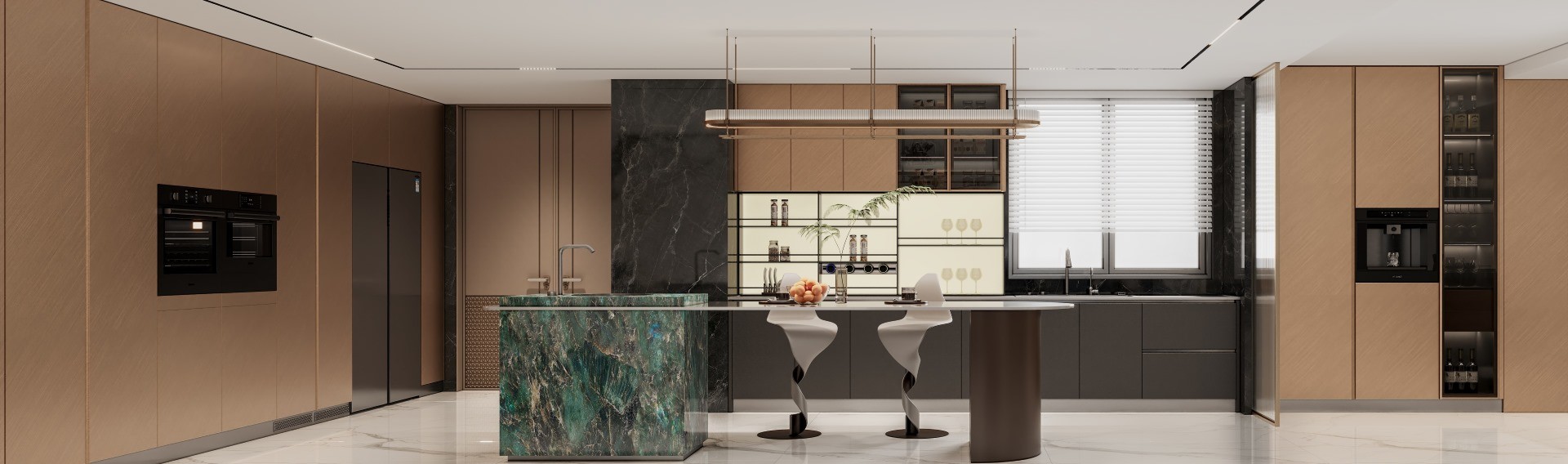 qualità Arredamento di cucina moderno fabbrica