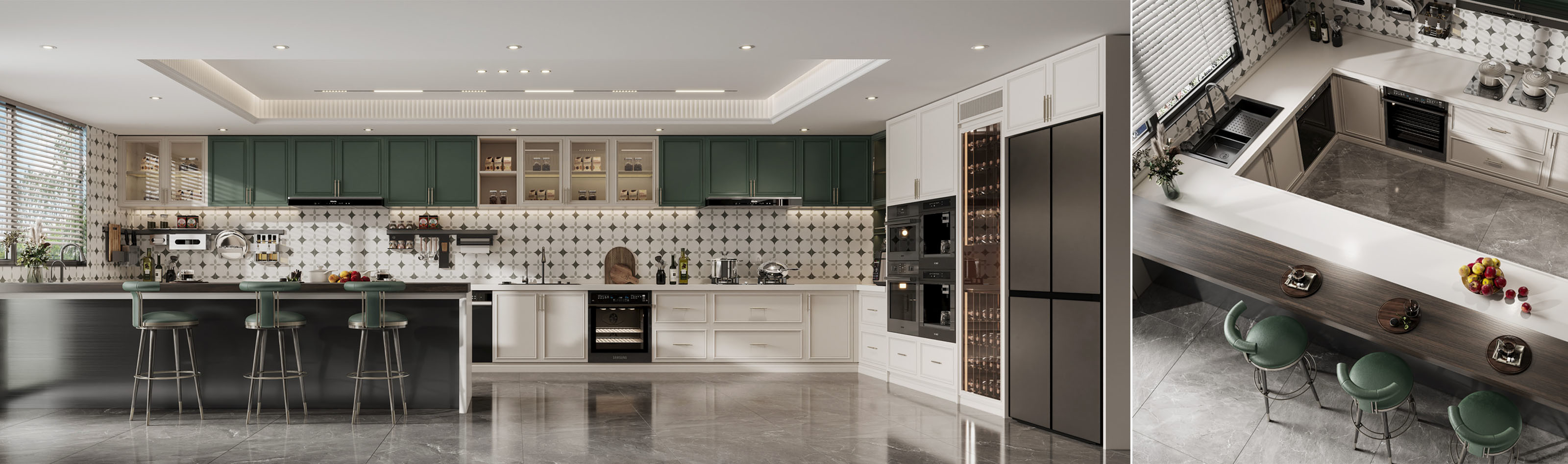 qualità Arredamento di cucina moderno fabbrica