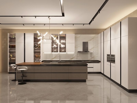 Un capolavoro di cucina in acciaio inossidabile elegante, resistente e personalizzabile