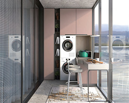Fadior Acciaio inossidabile Soft Pink Lavatorio Lavatorio Formaldeide libero
