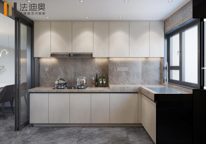 Quartz Countertop Modern Style Kitchen Cabinets  For A Timeless Look - Fadior offers tailored kitchen solutions, allowing for personalization in every detail—from cabinetry to with feature detail
